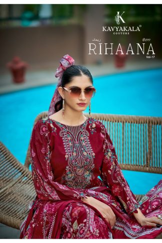 KAVYA KALA RIHAANA Vol-17 PAKISTANI SUITS ONLINE COLLECTION