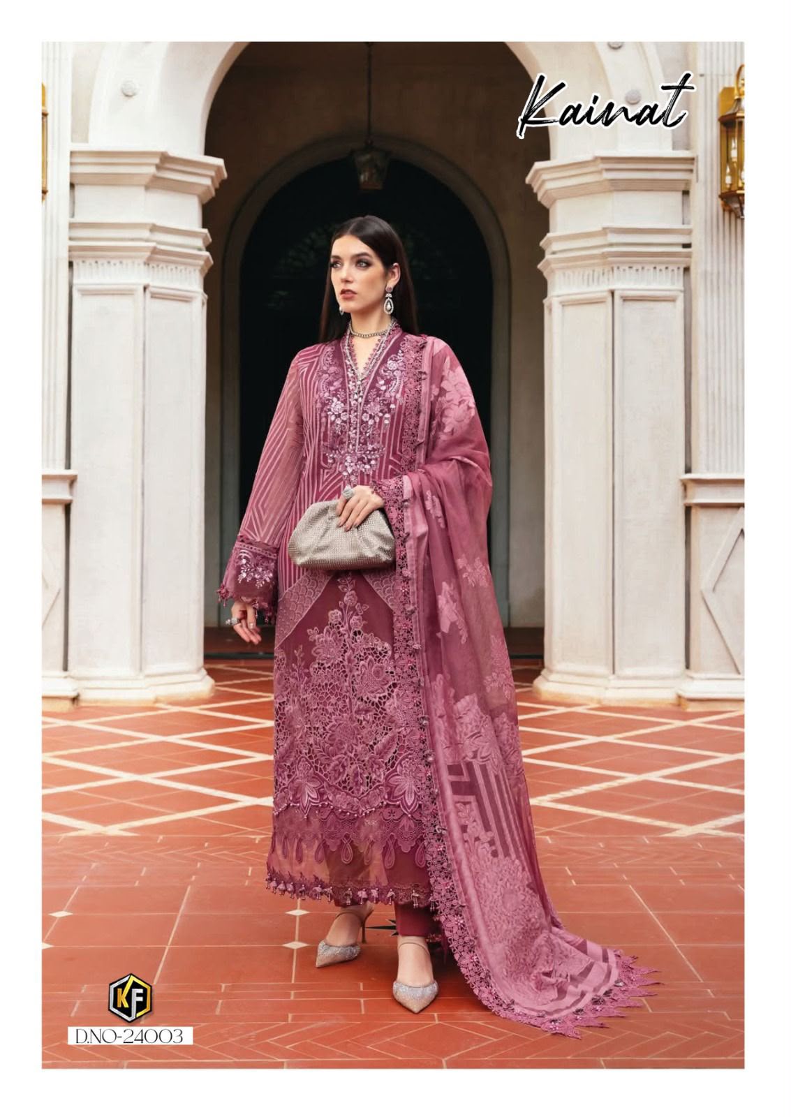 KEVAL FAB KAINAT VOL 24 READYMADE PAKISTANI SUIT WHOLESALE - Image 7