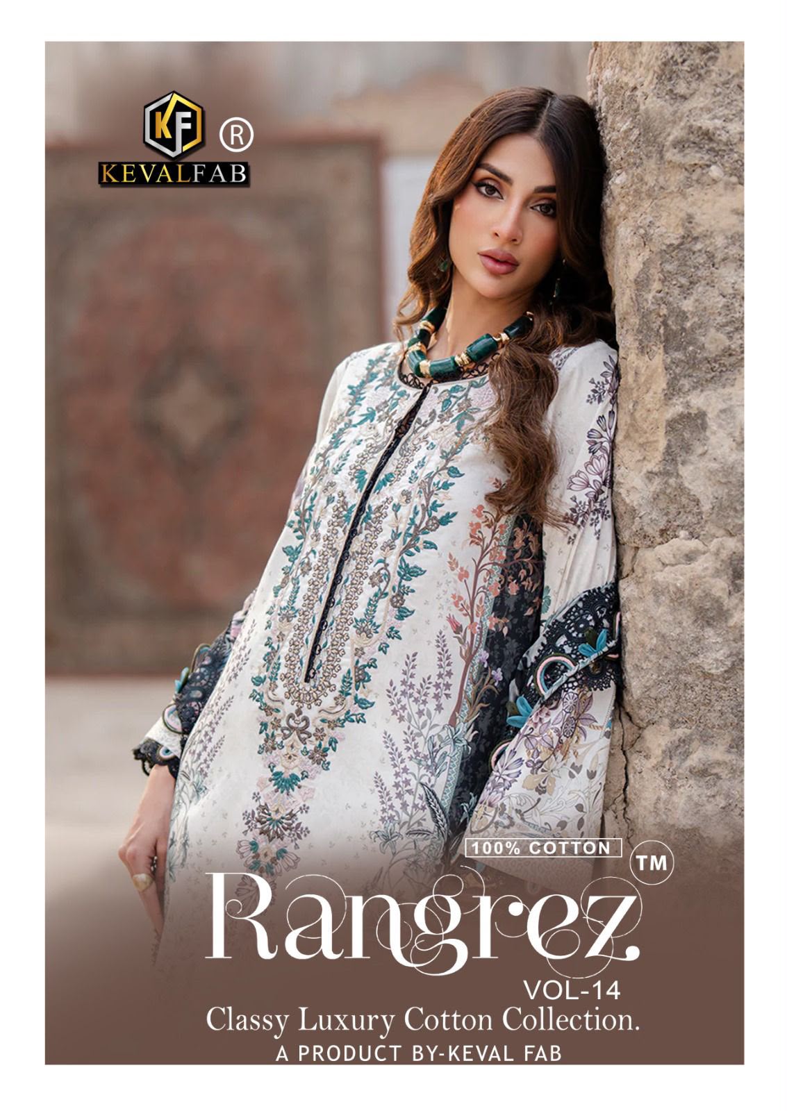 KEVAL FAB RANGREZ VOL 14 PAKISTANI READYMADE SUITS FOR WOMEN COLLECTION (#31684)