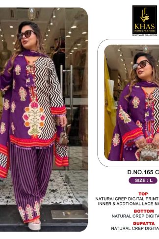 KHAS FASHION D.NO.165 PAKISTANI SUIT ONLINE COLLECTION
