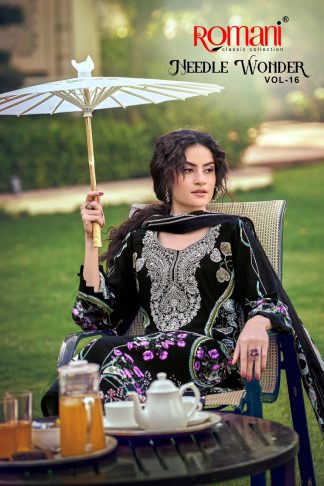 ROMANI NEEDLE WONDER VOL 16 PAKISTANI SUIT COLLECTION