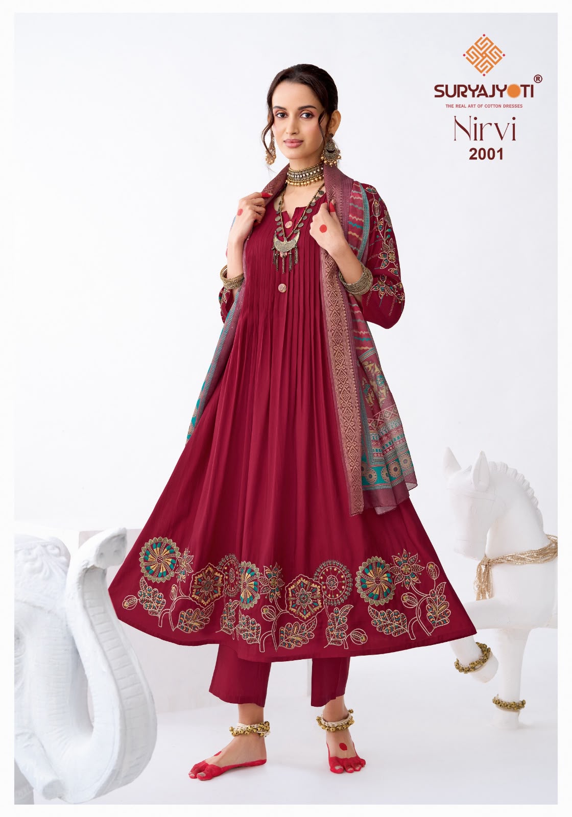 SURYAJYOTI NIRVI STITCH VOL 2 SUITS WHOLESALER SURAT - Image 3