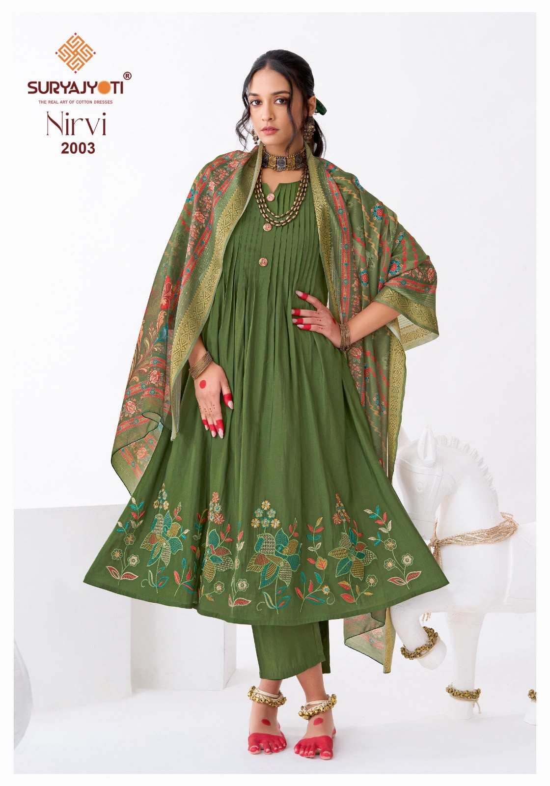 SURYAJYOTI NIRVI STITCH VOL 2 SUITS WHOLESALER SURAT - Image 9
