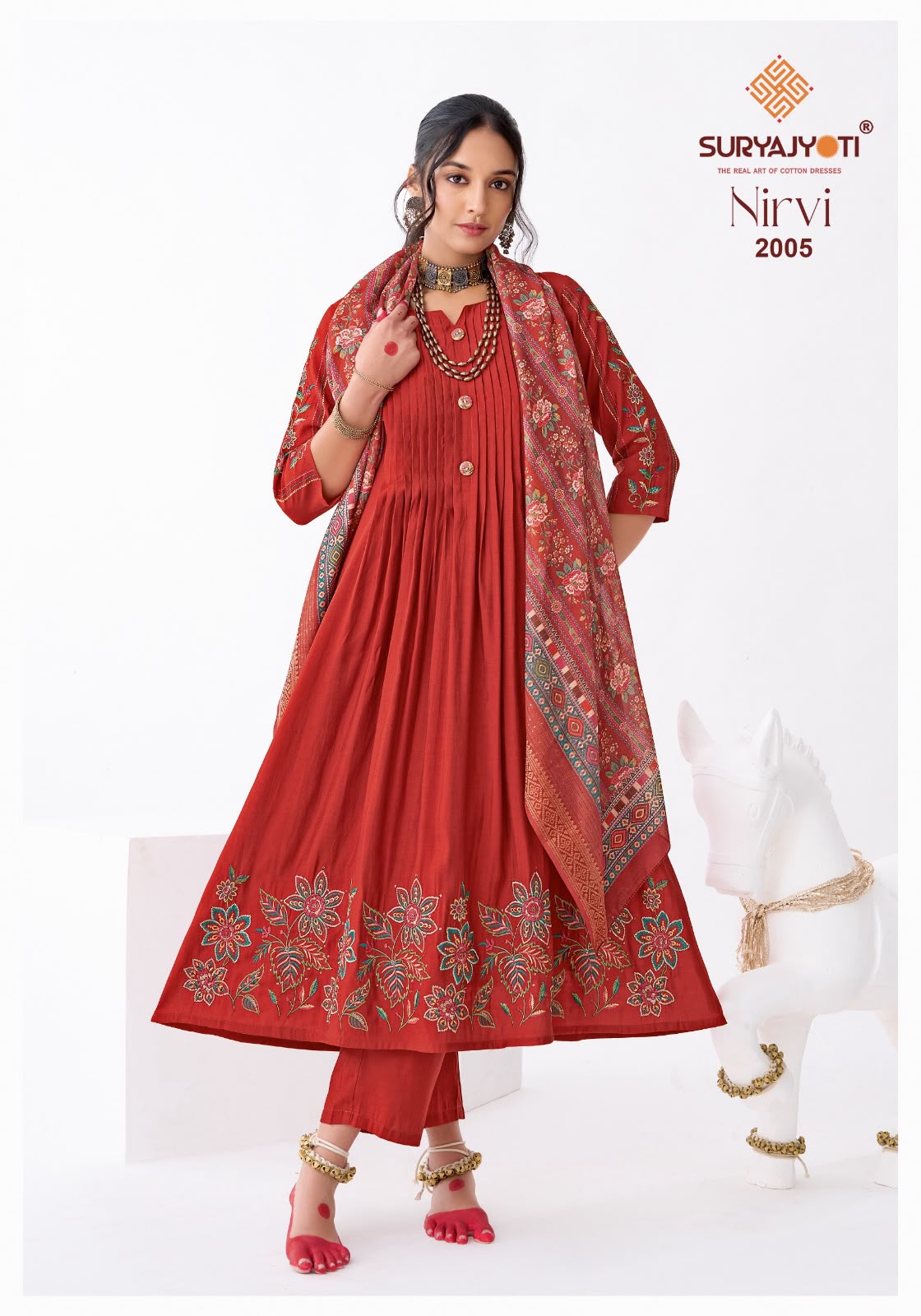 SURYAJYOTI NIRVI STITCH VOL 2 SUITS WHOLESALER SURAT - Image 7