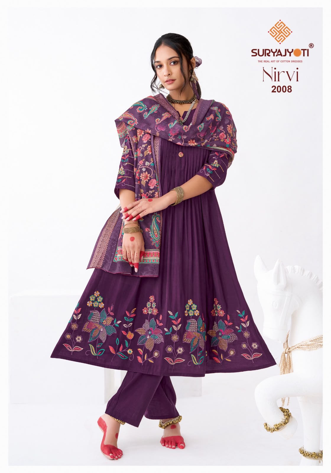 SURYAJYOTI NIRVI STITCH VOL 2 SUITS WHOLESALER SURAT - Image 5