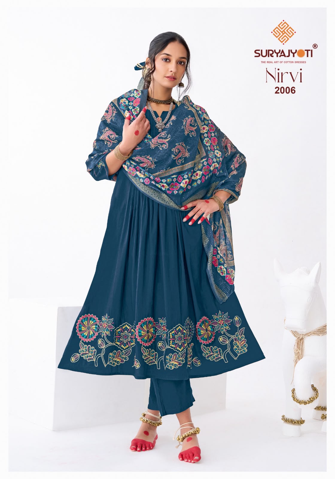 SURYAJYOTI NIRVI STITCH VOL 2 SUITS WHOLESALER SURAT - Image 4