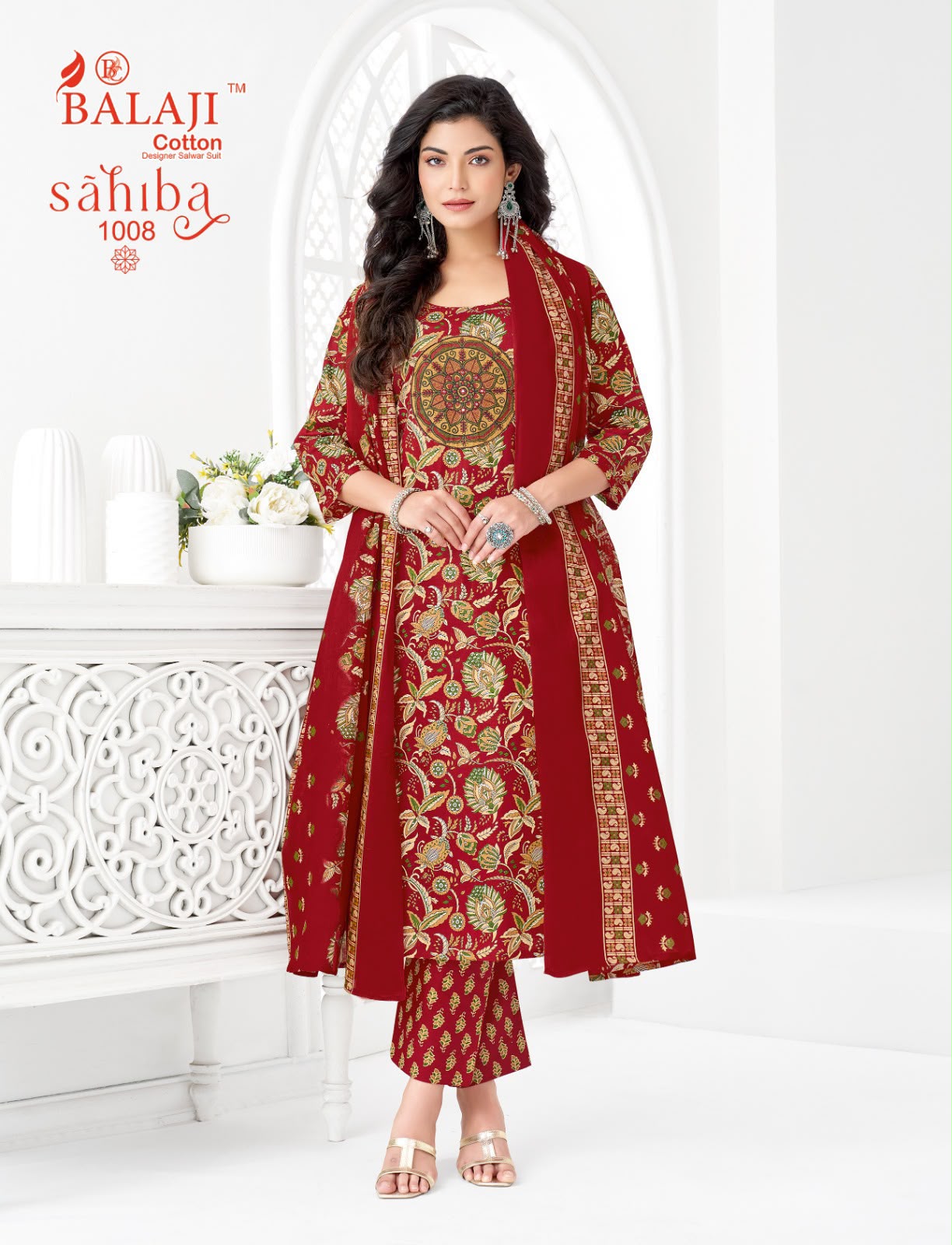 BALAJI SAHIBA VOL 1 DESIGNER PAKISTANI SUITS ONLINE WHOLESALE - Image 3