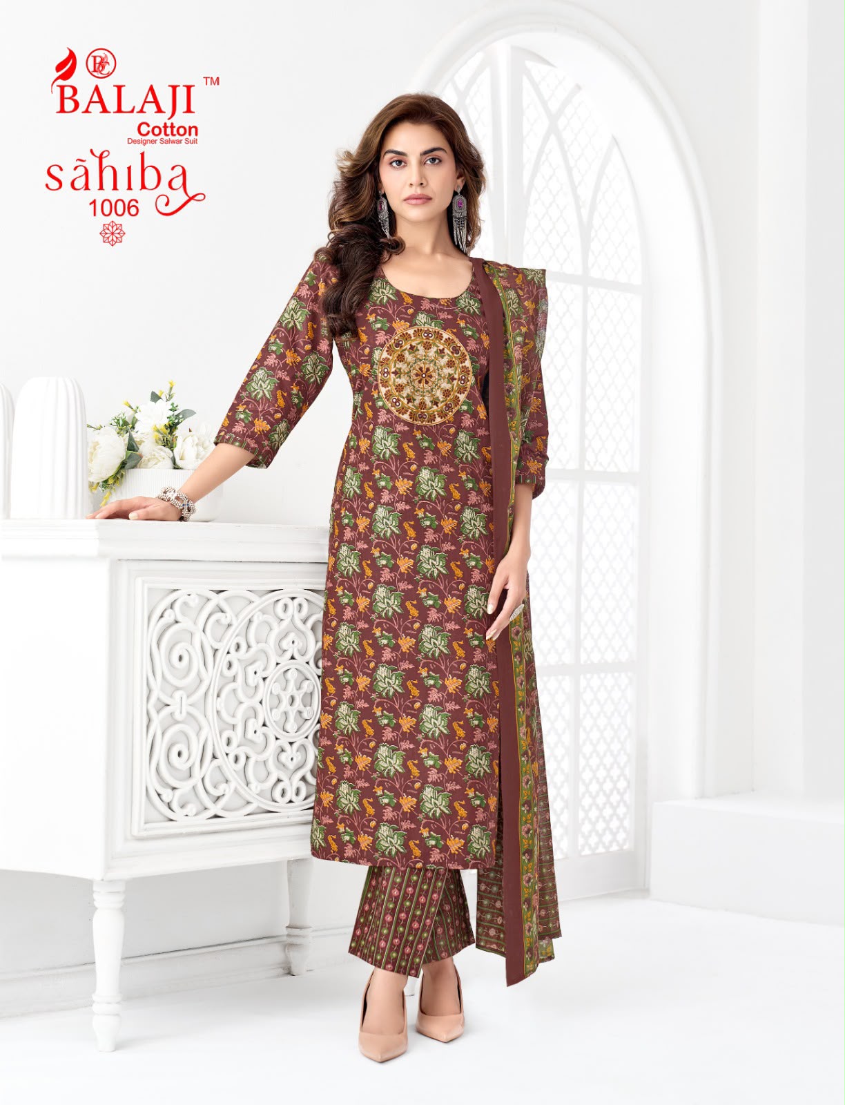 BALAJI SAHIBA VOL 1 DESIGNER PAKISTANI SUITS ONLINE WHOLESALE - Image 5