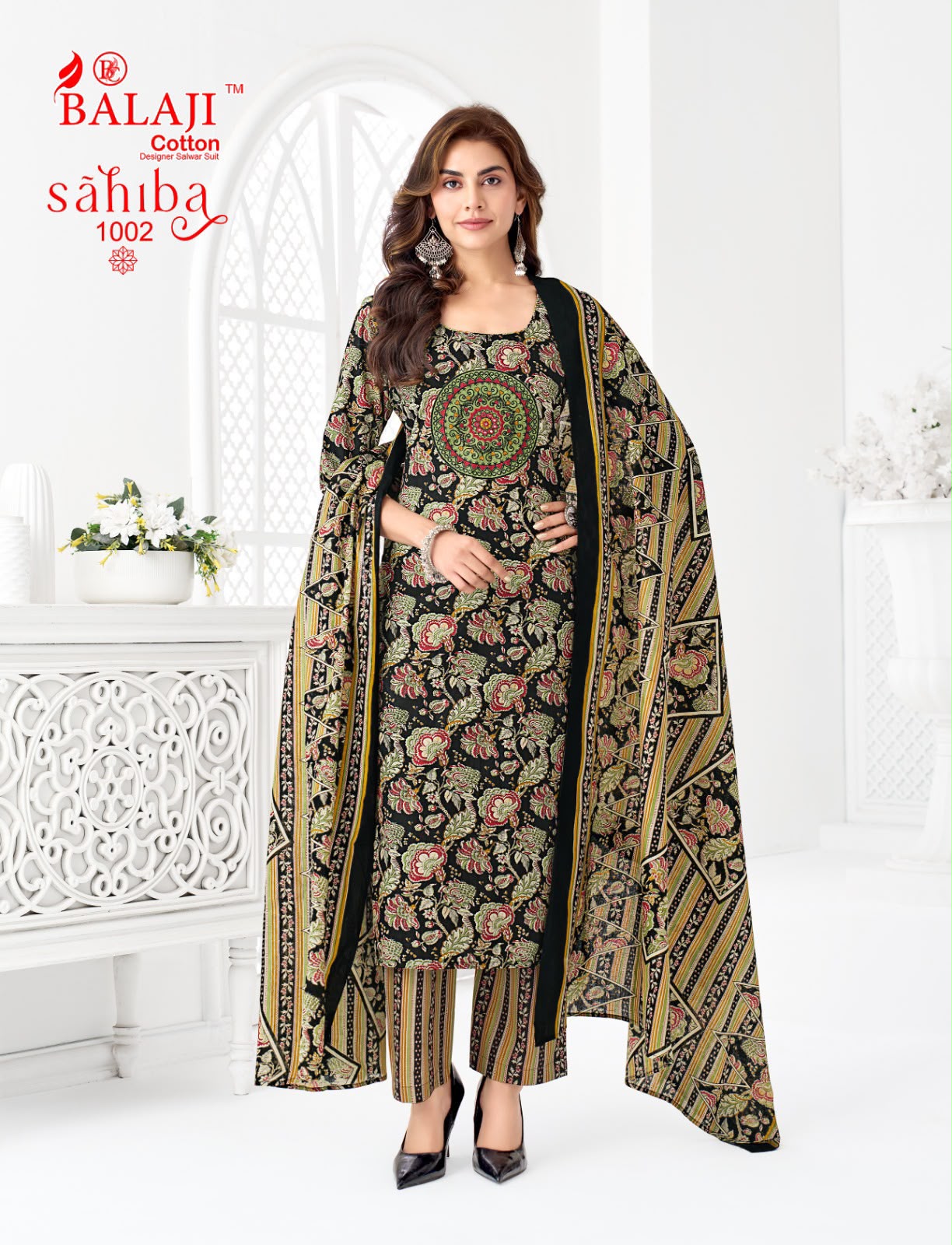 BALAJI SAHIBA VOL 1 DESIGNER PAKISTANI SUITS ONLINE WHOLESALE - Image 8