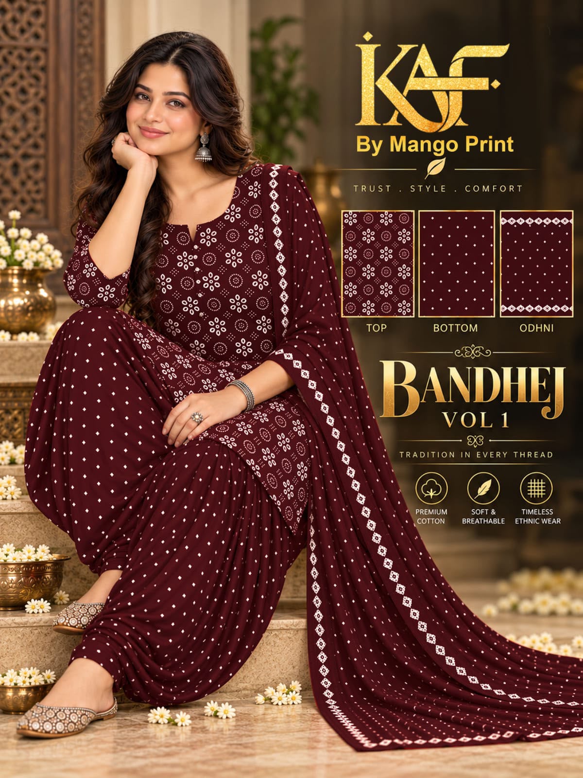 KAF BANDHEJ VOL 1 DESIGNER PAKISTANI SUITS ONLINE COLLECTION