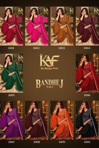 KAF BANDHEJ VOL 1 DESIGNER PAKISTANI SUITS ONLINE COLLECTION