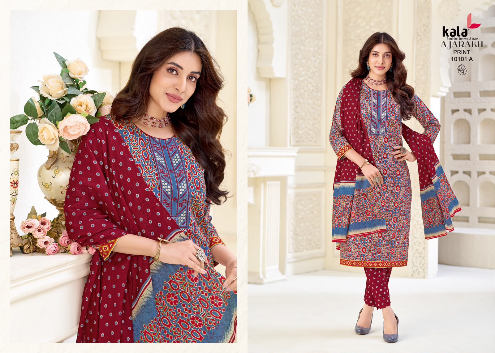 KALA AJRAKH VOL 1 DESIGNER PAKISTANI SUITS ONLINE SUPPLIER - Image 11