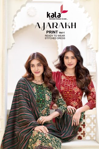 KALA AJRAKH VOL 1 DESIGNER PAKISTANI SUITS ONLINE SUPPLIER
