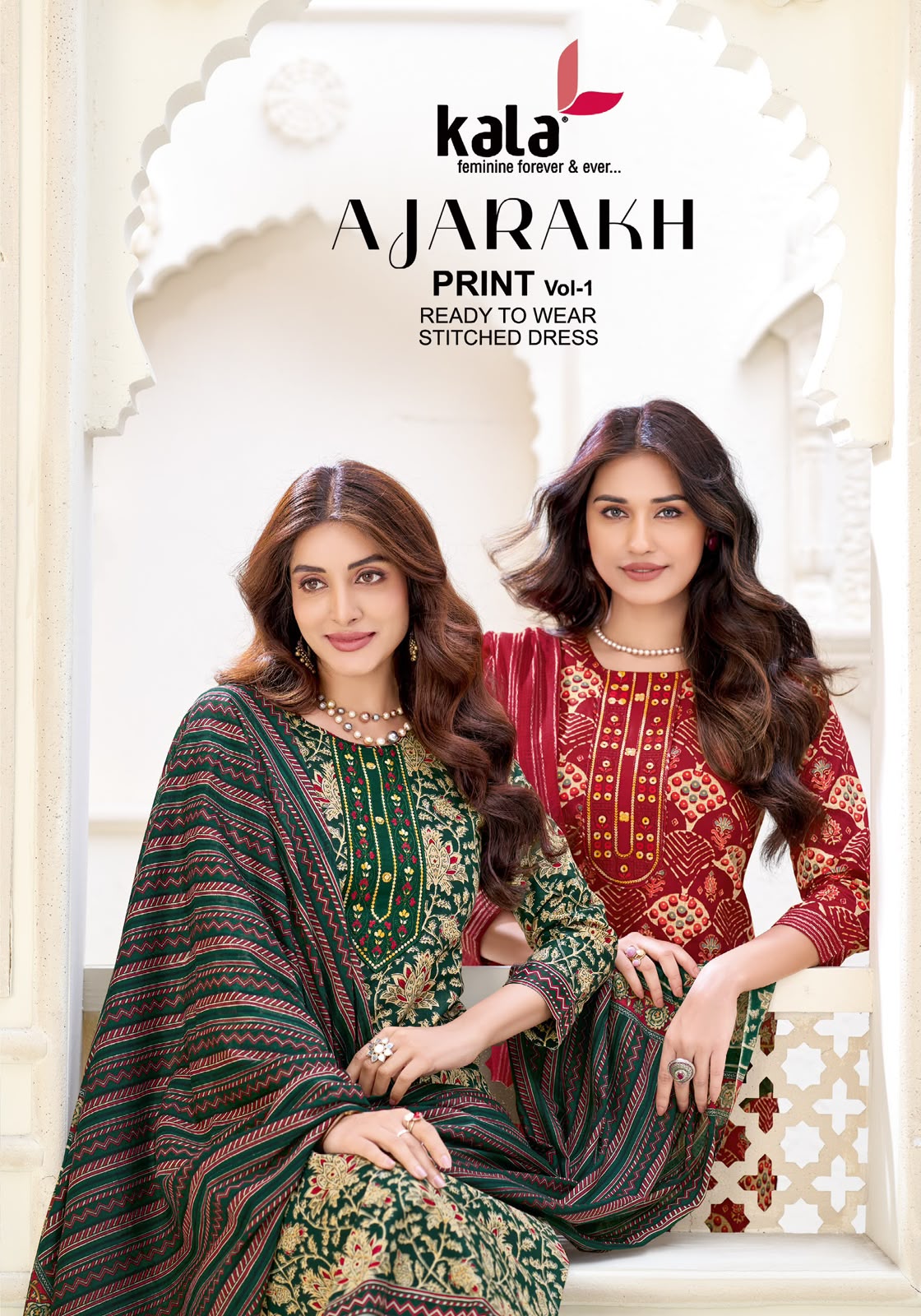 KALA AJRAKH VOL 1 DESIGNER PAKISTANI SUITS ONLINE SUPPLIER (#32159)