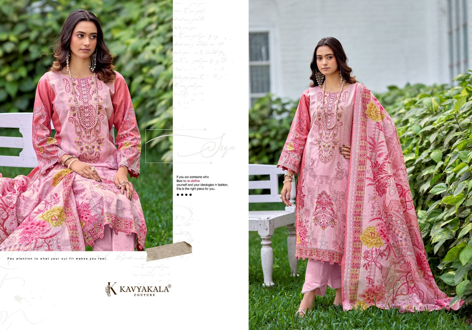 KAVYA KALA RIHAANA VOL 14 DESIGNER PAKISTANI SUITS FOR WOMEN COLLECTION - Image 5