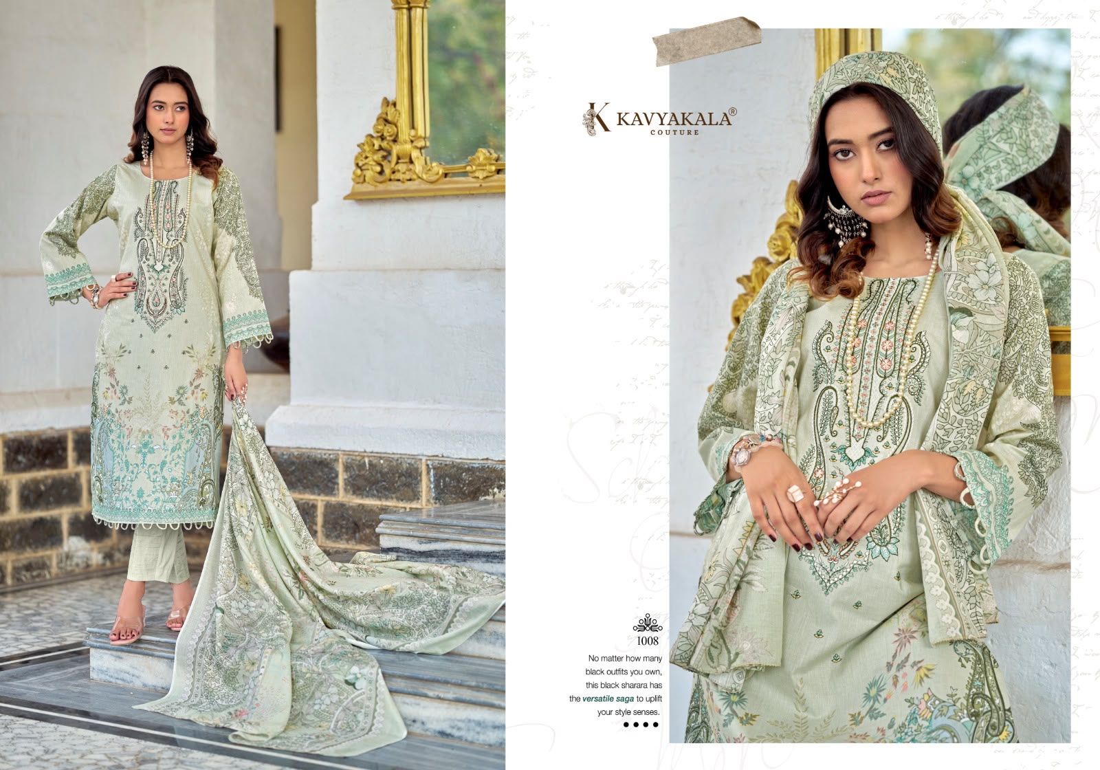 KAVYA KALA RIHAANA VOL 14 DESIGNER PAKISTANI SUITS FOR WOMEN COLLECTION - Image 6