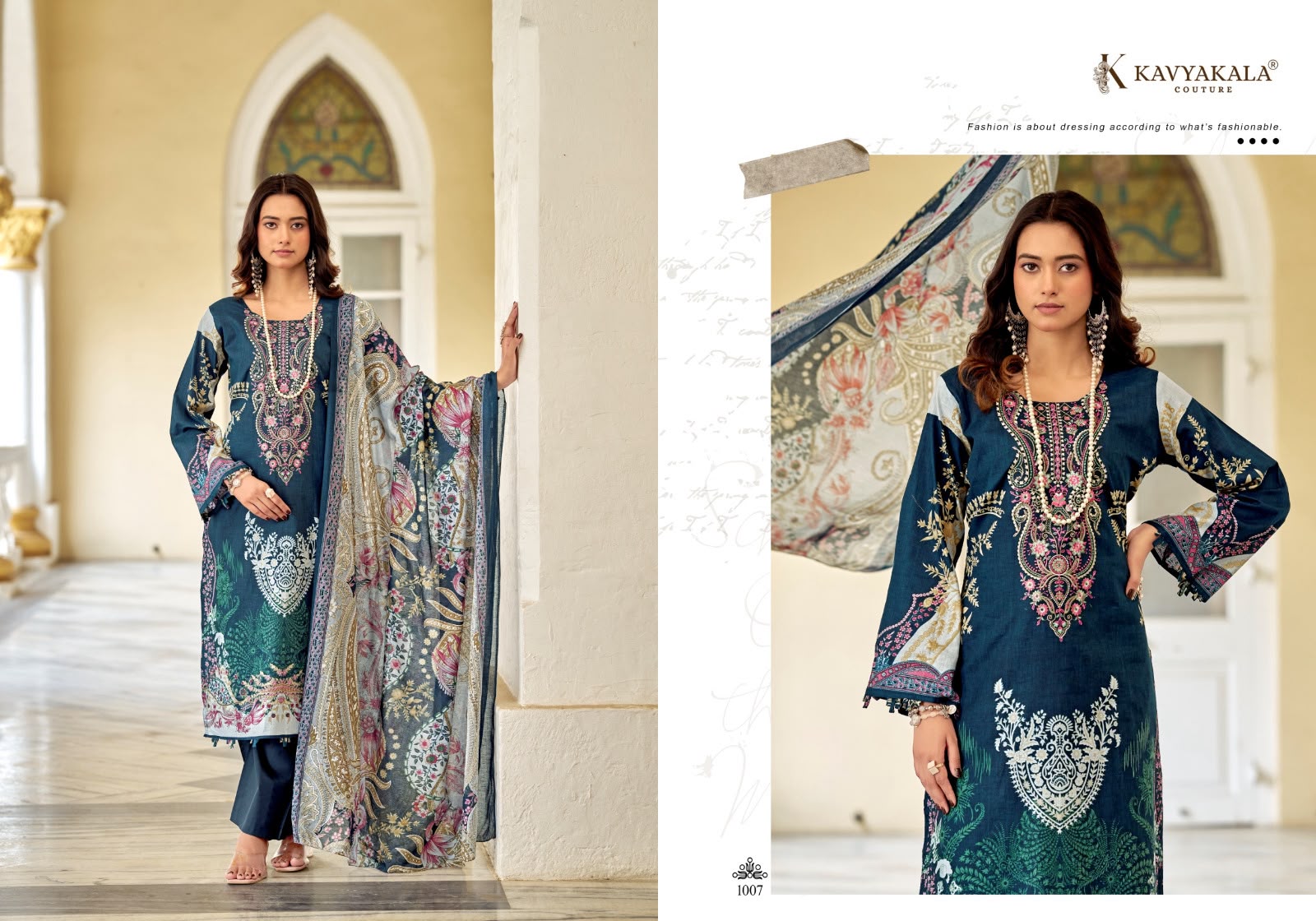 KAVYA KALA RIHAANA VOL 14 DESIGNER PAKISTANI SUITS FOR WOMEN COLLECTION - Image 8