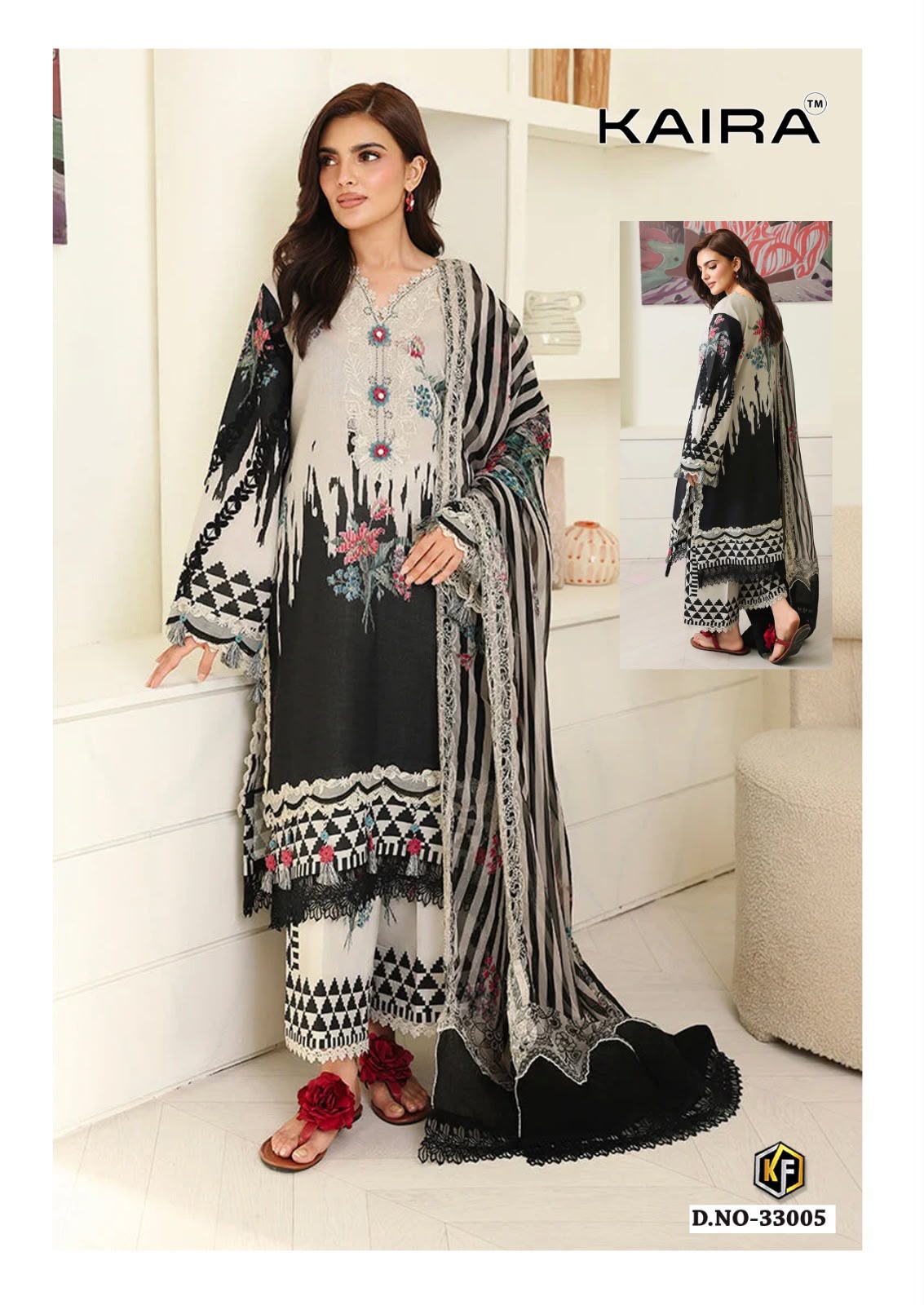 KEVAL FAB KAIRA VOL 33 DESIGNER PAKISTANI SUITS ONLINE WHOLESALE - Image 5