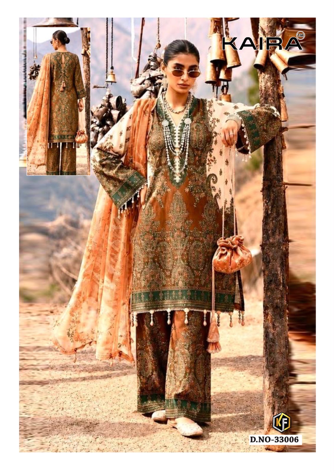 KEVAL FAB KAIRA VOL 33 DESIGNER PAKISTANI SUITS ONLINE WHOLESALE - Image 4