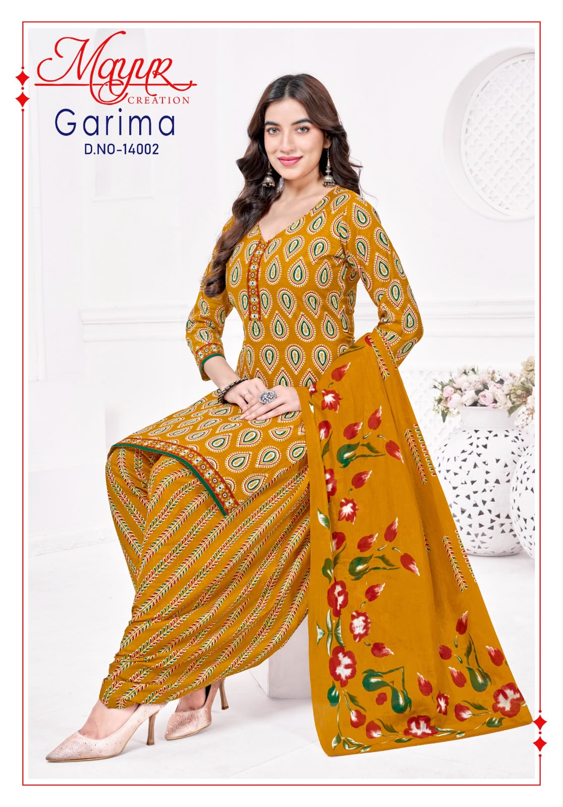 MAYUR CREATION GARIMA VOL 14 DESIGNER PAKISTANI SUITS ONLINE - Image 11