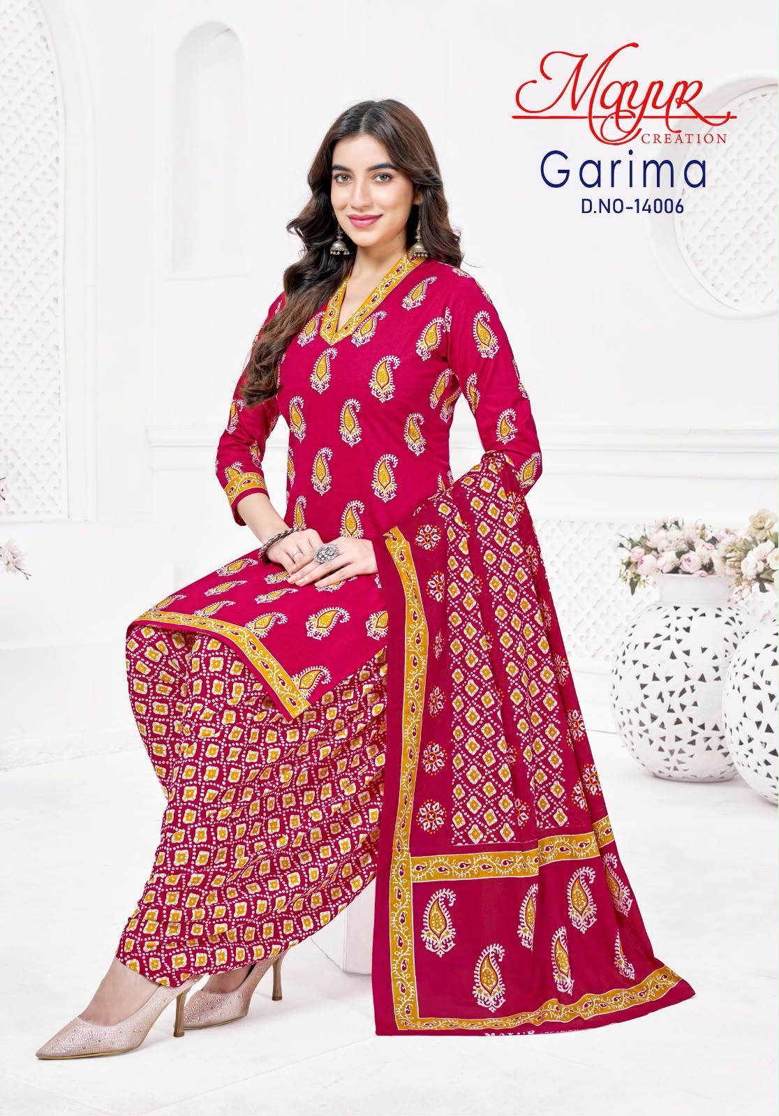 MAYUR CREATION GARIMA VOL 14 DESIGNER PAKISTANI SUITS ONLINE - Image 6