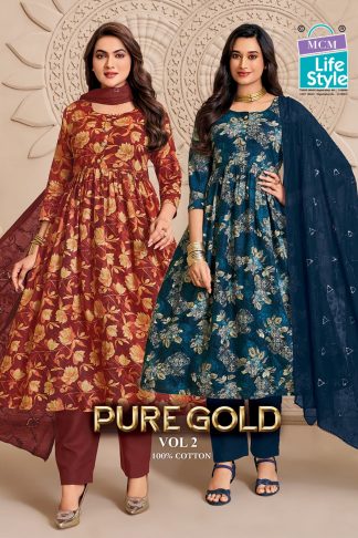 PURE GOLD VOL 2 DESIGNER PAKISTANI SUITS ONLINE SUPPLIER