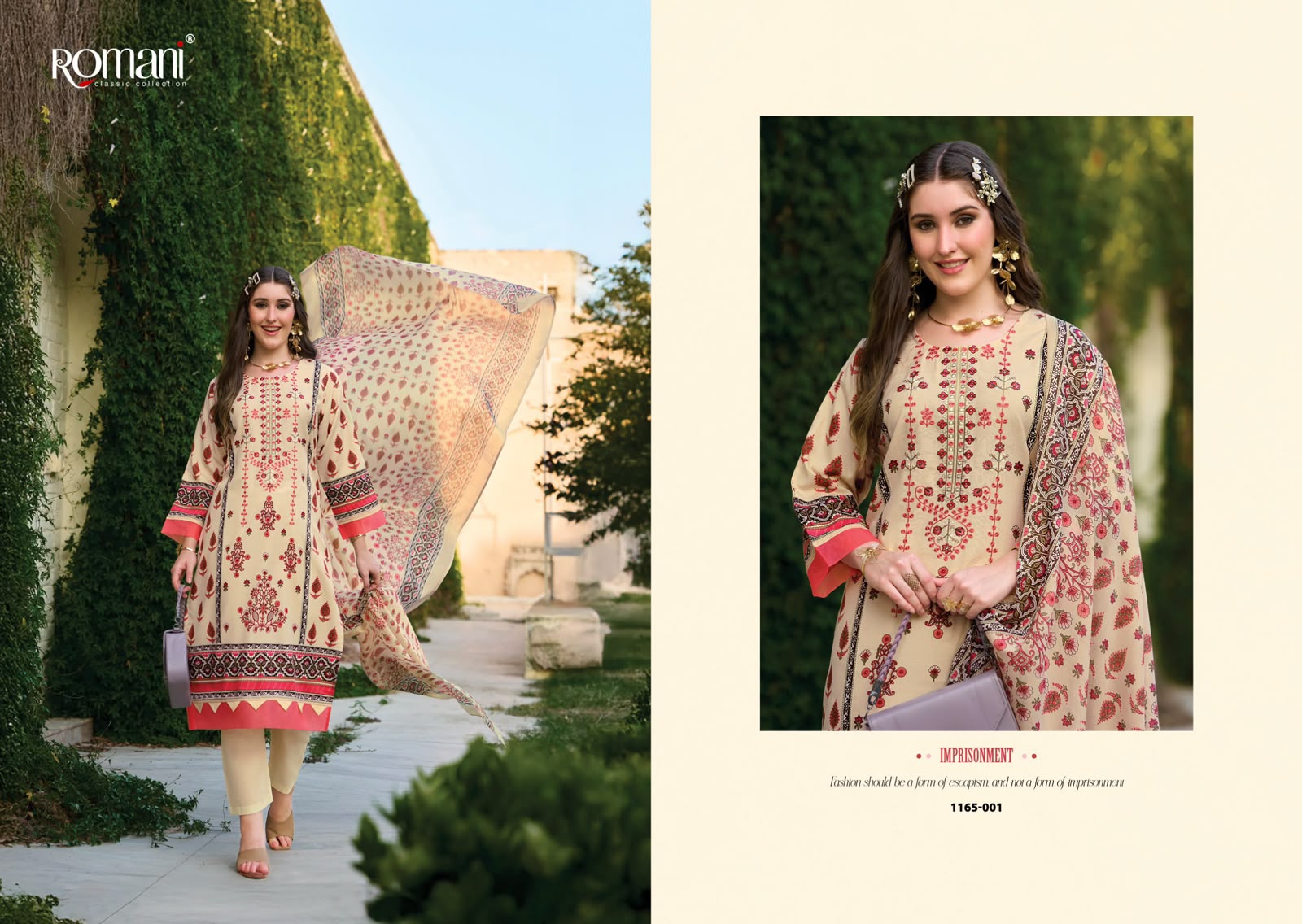 ROMANI BIN KAREEM VOL 7 DESIGNER PAKISTANI SUITS ONLINE SUPPLIER - Image 4