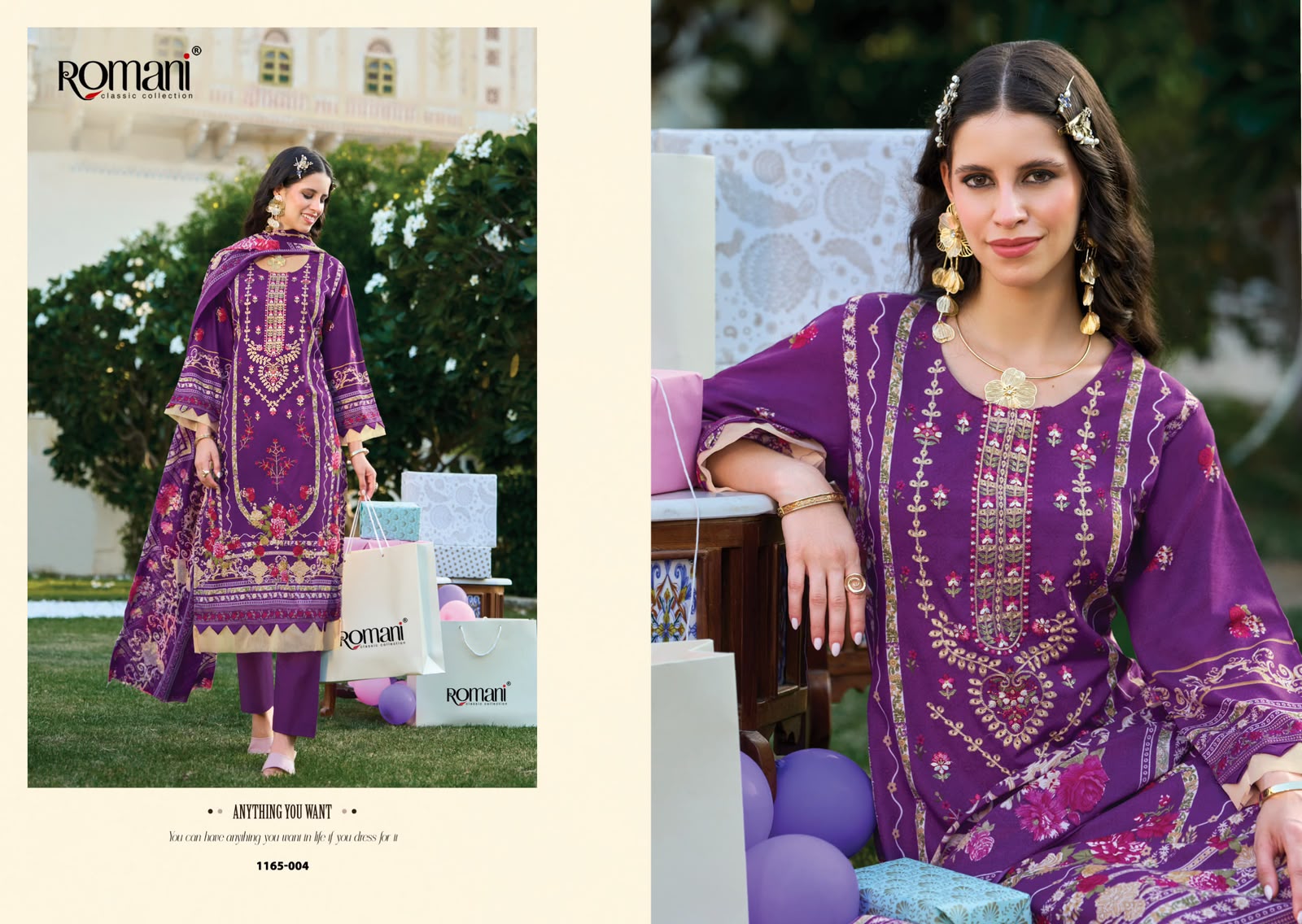 ROMANI BIN KAREEM VOL 7 DESIGNER PAKISTANI SUITS ONLINE SUPPLIER - Image 7
