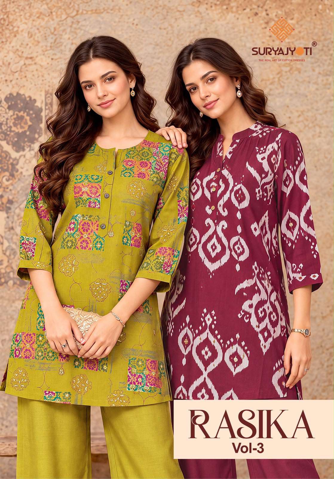 SURYAJYOTI RASIKA VOL 3 DESIGNER PAKISTANI SUITS ONLINE SHOPPING (#32358)